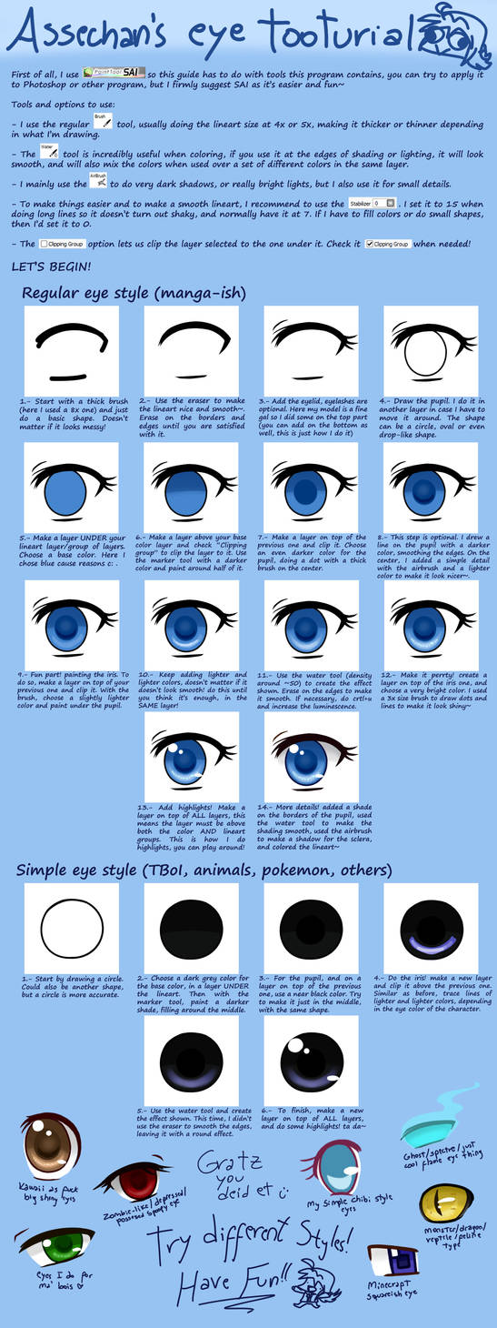 Assechan's eye tutorial...i can taech u by Assechan on DeviantArt
