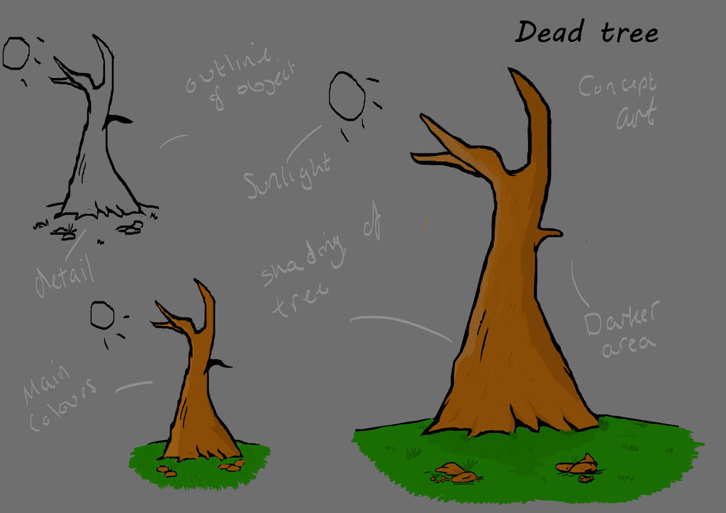 Tree concept art by BillyCarthew on DeviantArt