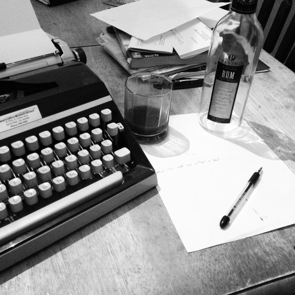 Rum and Writing