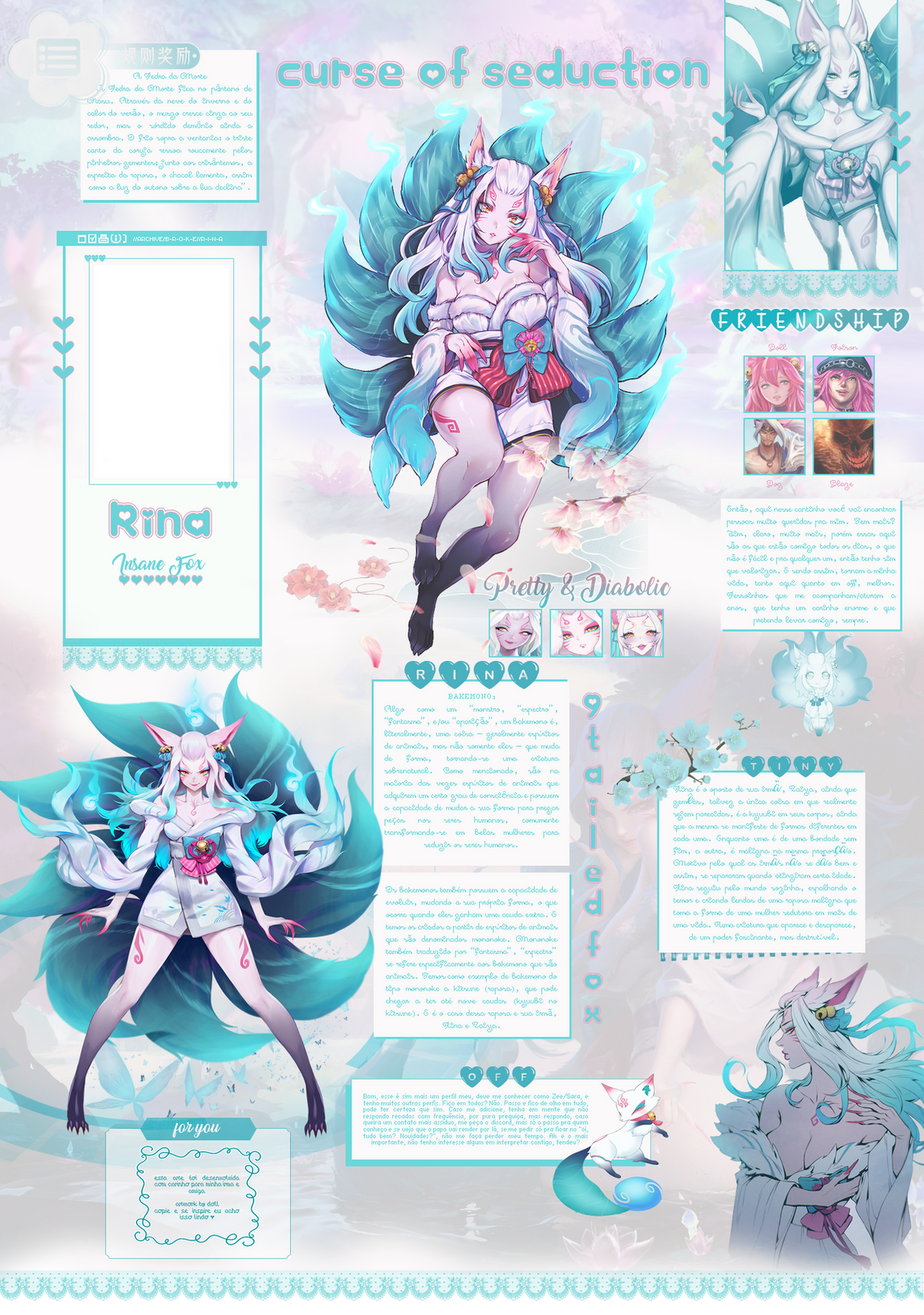 Raspberry Fox Rin Fox Rina by dollripper on DeviantArt