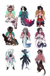 Assorted Babes (Now with Legs!) Open!