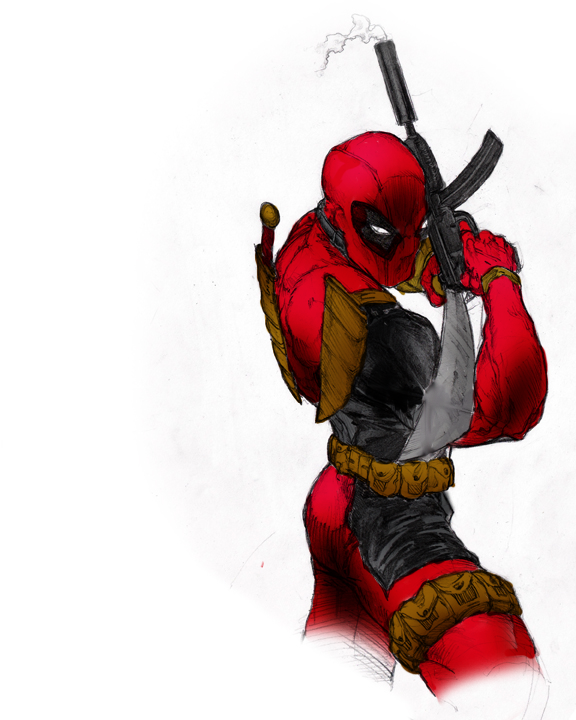 Deadpool 2 colored