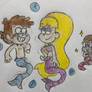 Merpeople Dipper and Friends (Commission)