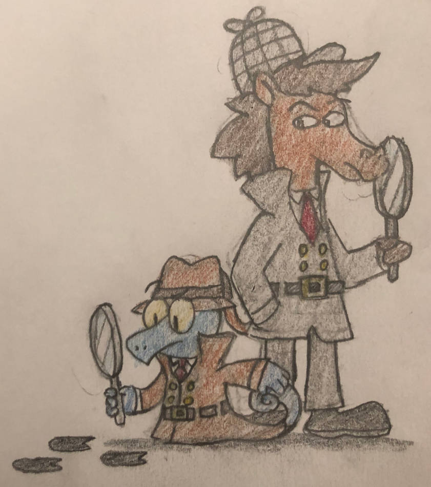 Detective Lizard and Detective Hooves by JJSponge120 on DeviantArt