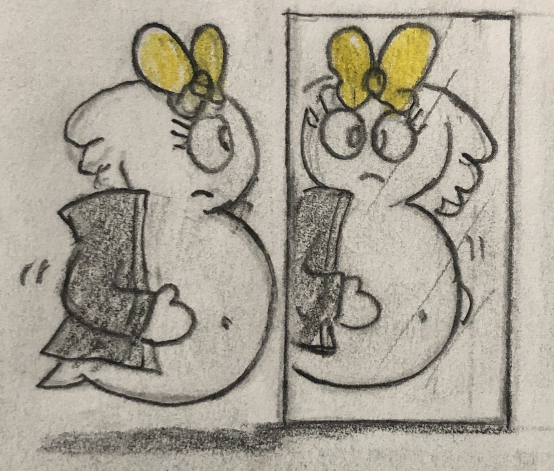 Kimpy Kimpy in Front of a Mirror by JJSponge120 on DeviantArt