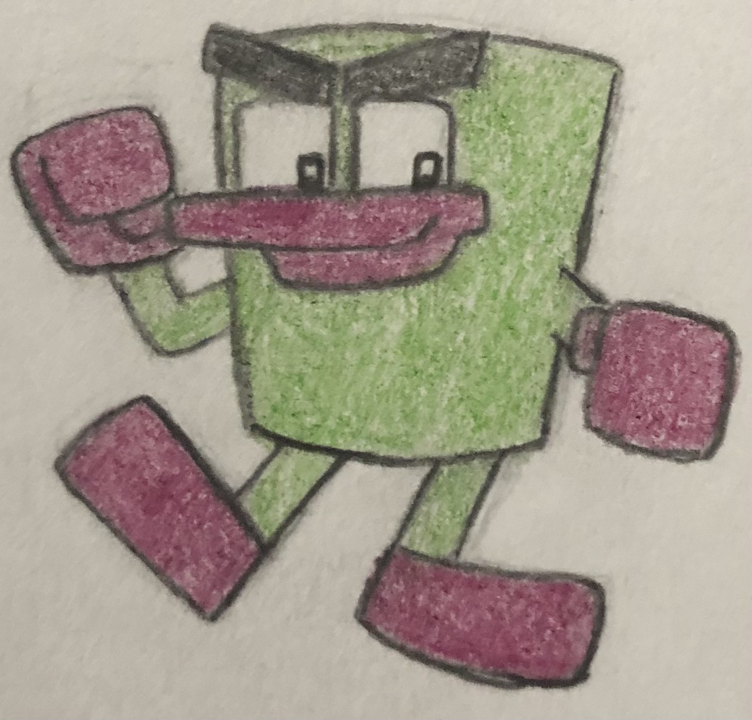 Simple Block Man JJSponge120 - Block Man by JJSponge120 on DeviantArt