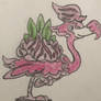 Pink Pudding Flamingo Cookie