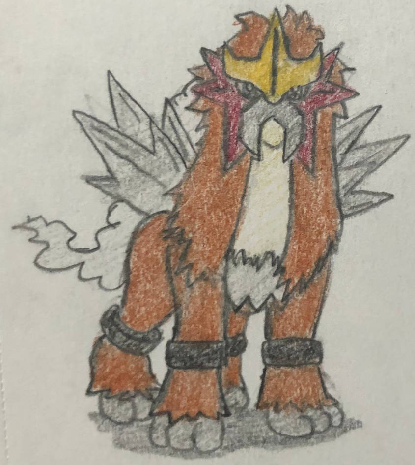 Entei by JJSponge120 on DeviantArt