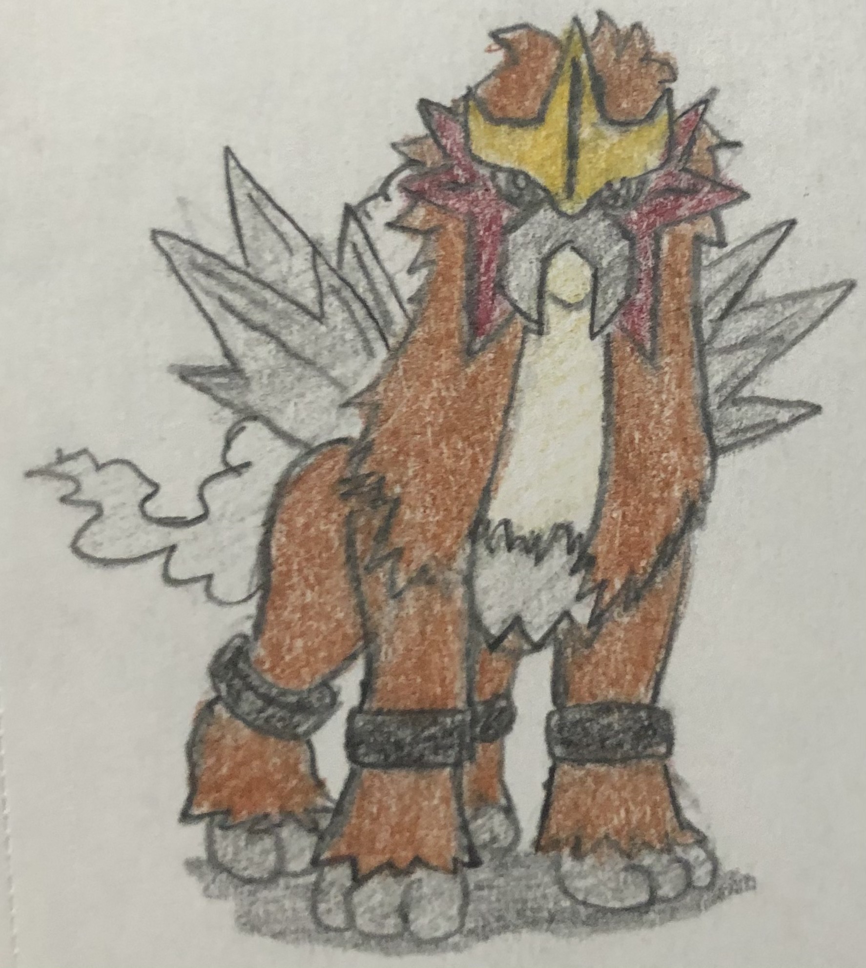 Entei by JJSponge120 on DeviantArt