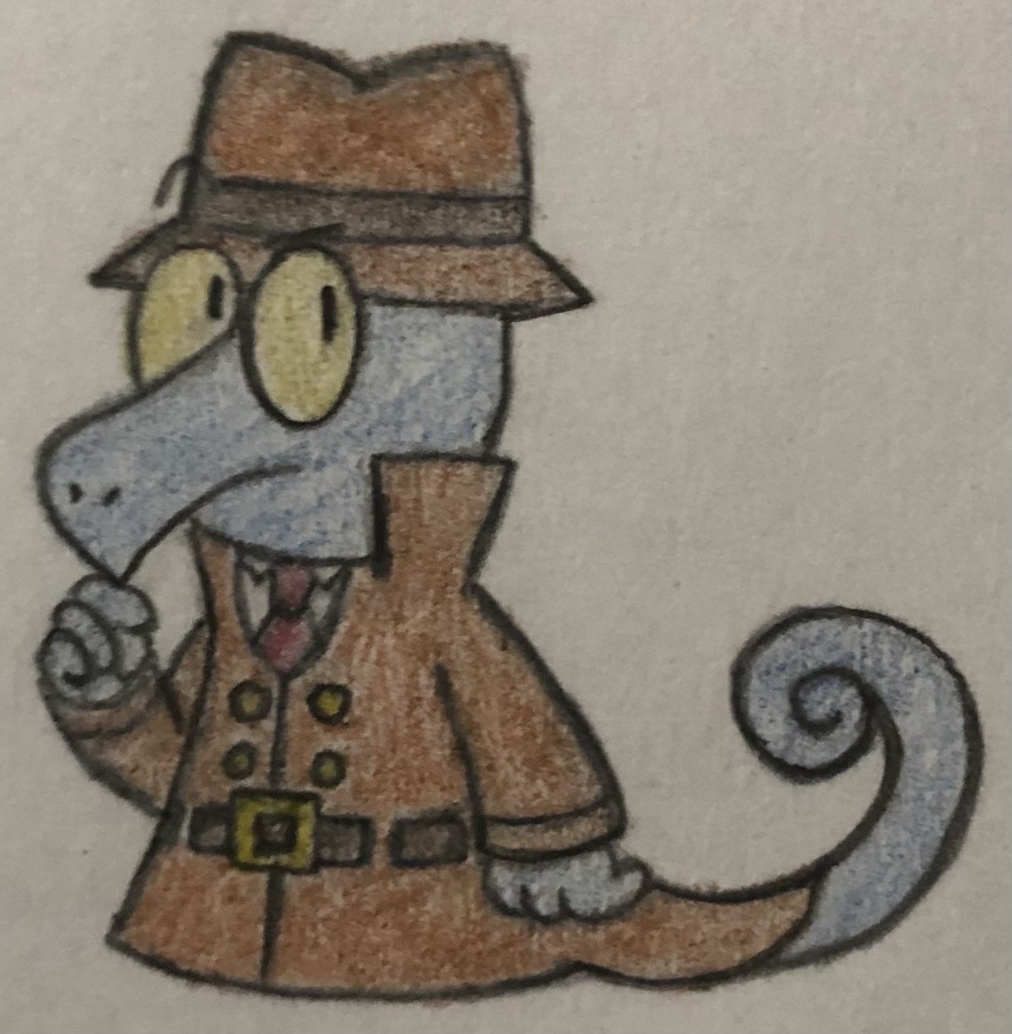 JJSponge120 - Detective Lizard by JJSponge120 on DeviantArt