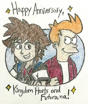 Sora and Philip J. Fry