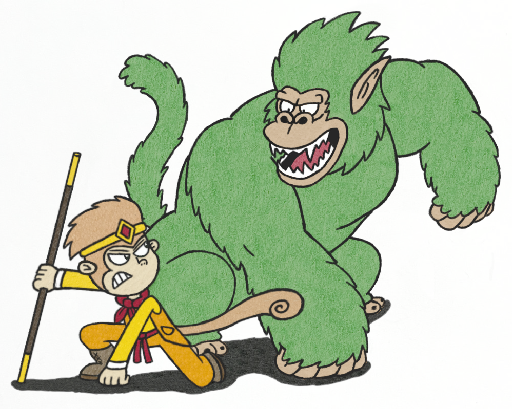 Simian Showdown by JJSponge120 on DeviantArt