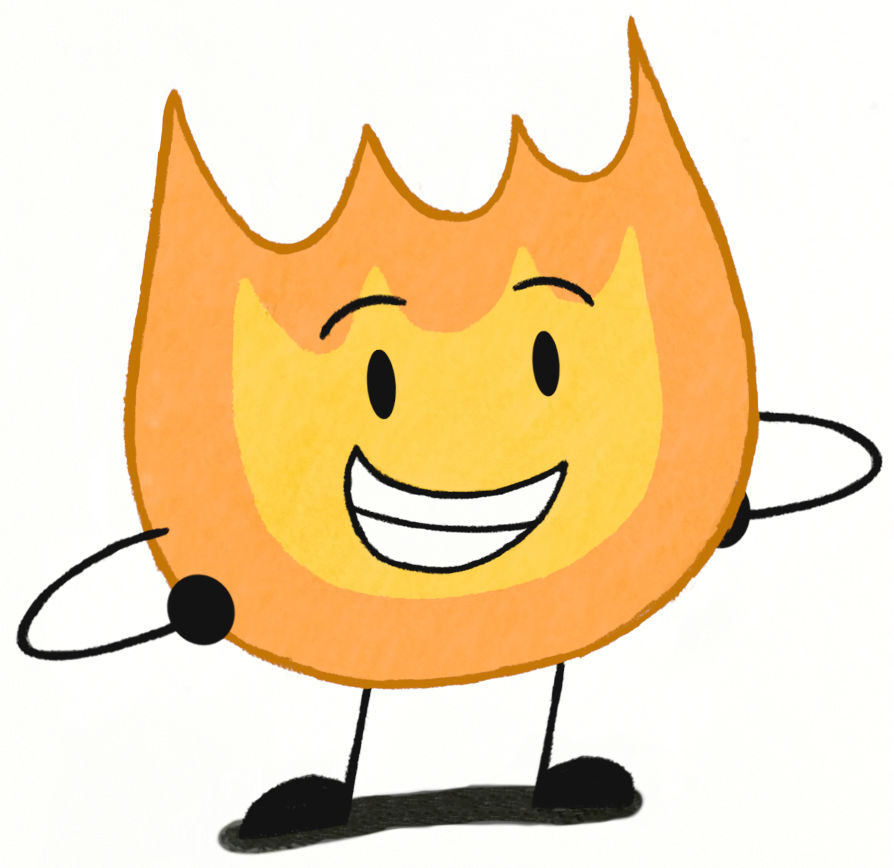 Firey Behind Firey by JJSponge120 on DeviantArt
