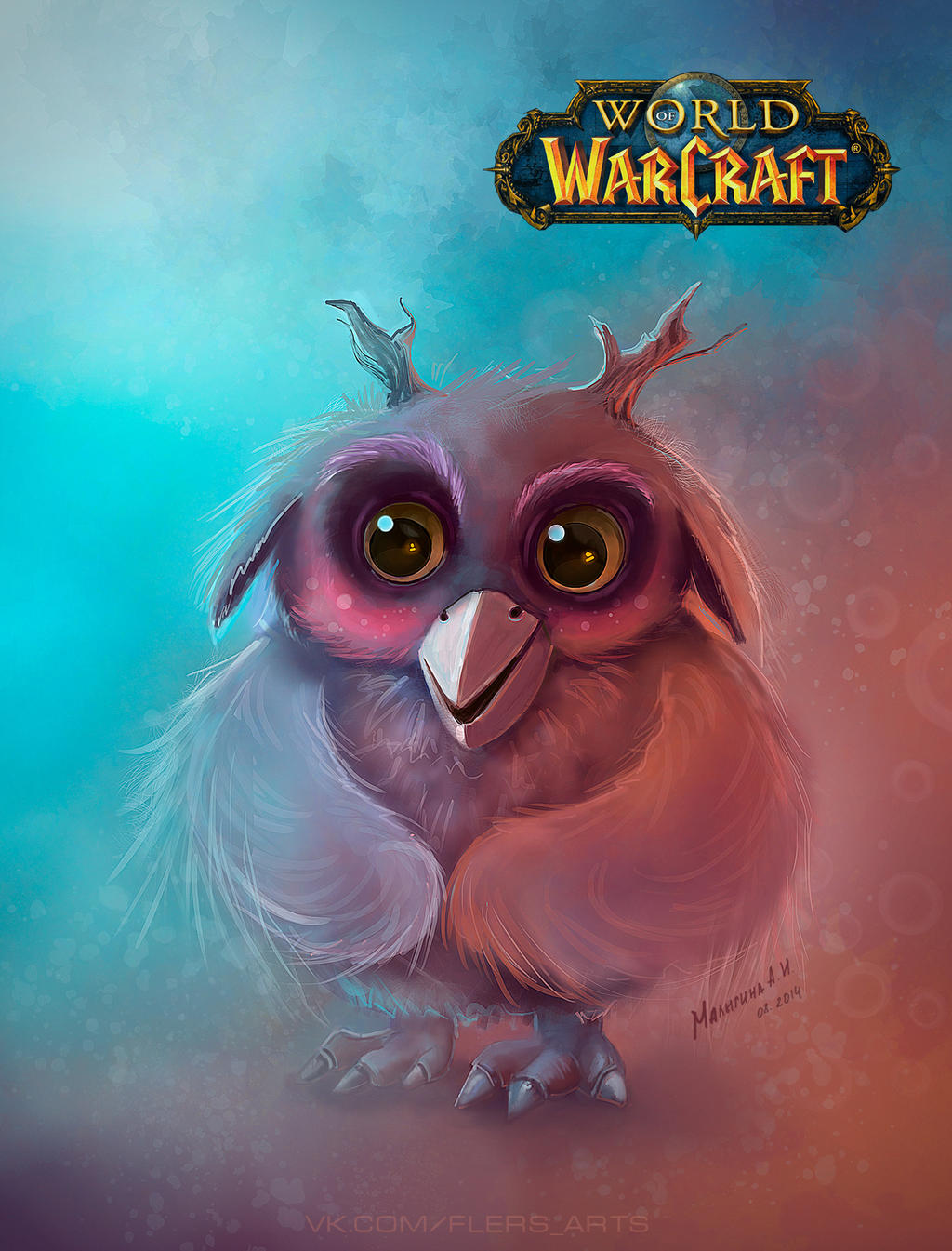 A little baby moonkin by FlerPainter on DeviantArt