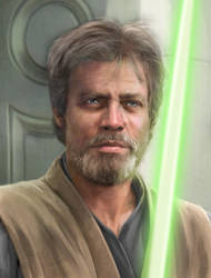 Luke Skywalker Jedi Master. by Jedimasteradi