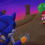 Metal Sonic vs Knuckles