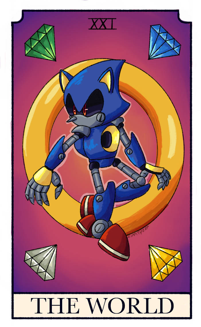 Sonic vs Hyper Metal Sonic, an art card by Yung Firefly - INPRNT