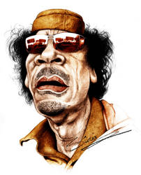 Kadhafi caricature