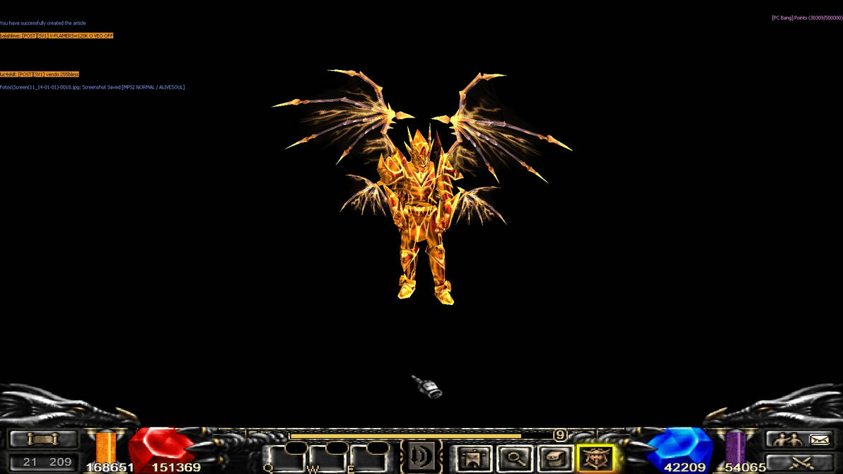 Set Flaming - bk - mu online by muplatas2 on DeviantArt