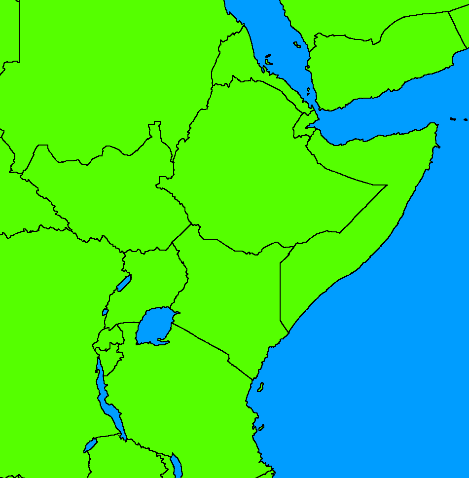 simple map of africa