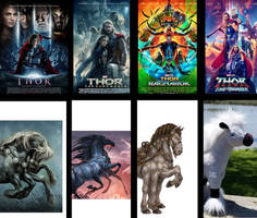 Thor's movie journey as Sleipnir