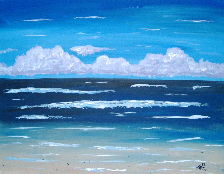 Day at the Beach Set 2 Acrylic