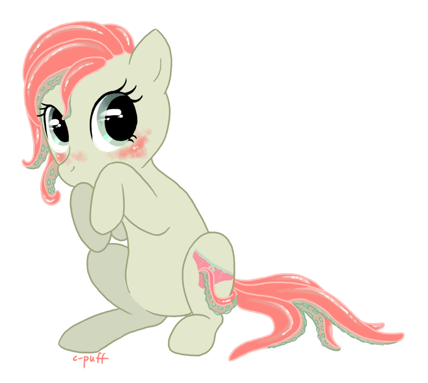 Tentacle pony: Blush