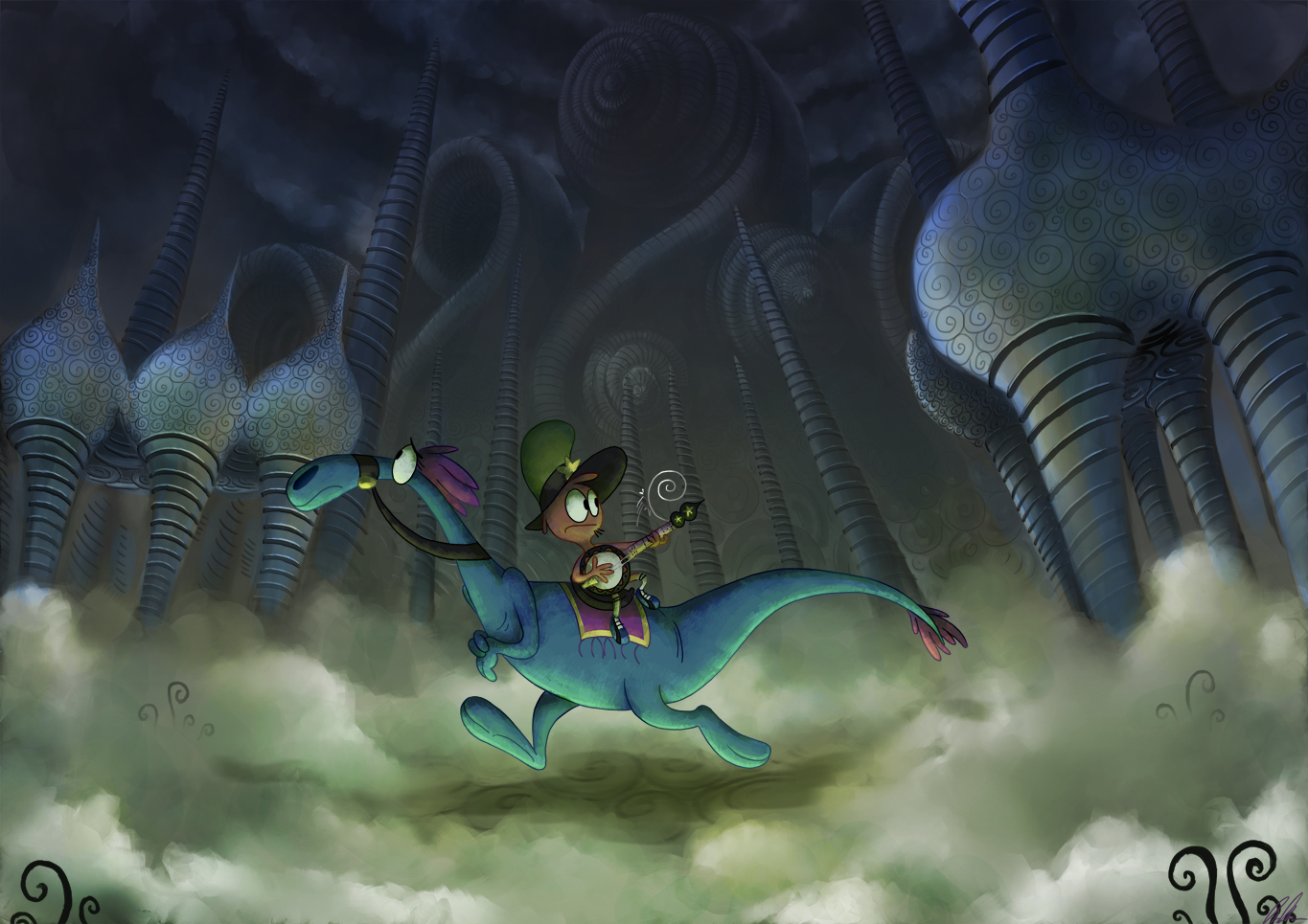 Spiral over Yonder by C-Puff