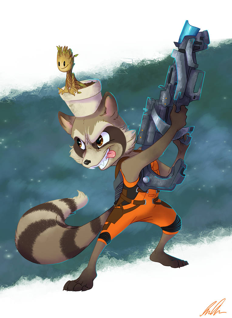 Rocket Raccoon feet e621