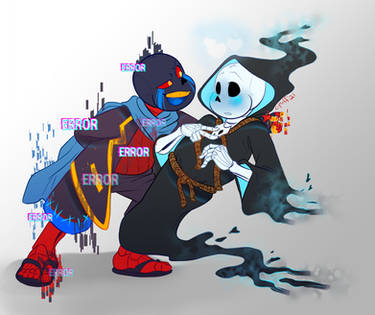 Error and Ink - The final Fight by CreepyPSo on DeviantArt