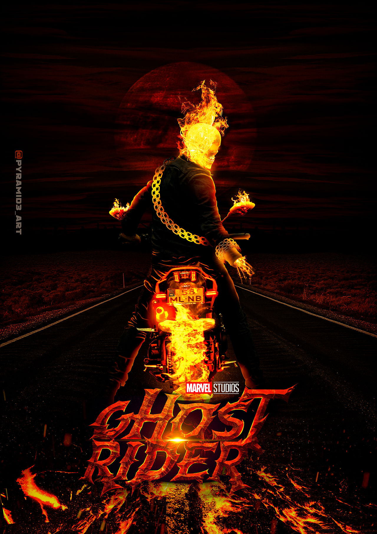 GHOST RIDER (Fan Poster) by Pyramid3 on DeviantArt