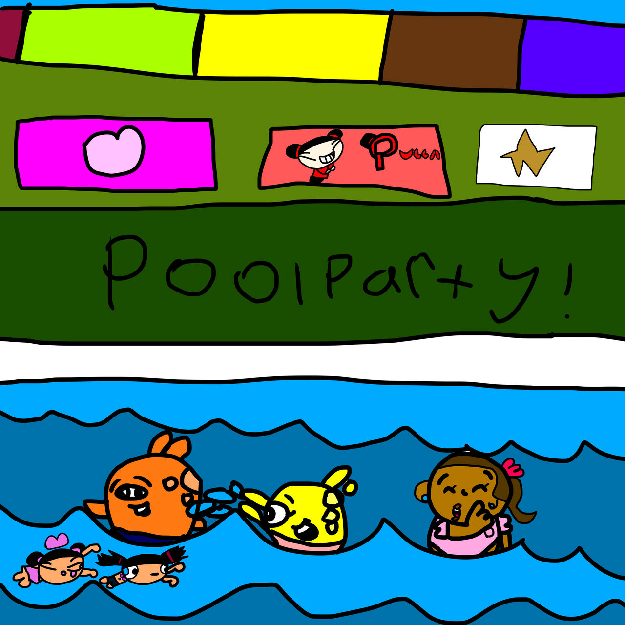 Pool Party by Pucca89 on DeviantArt
