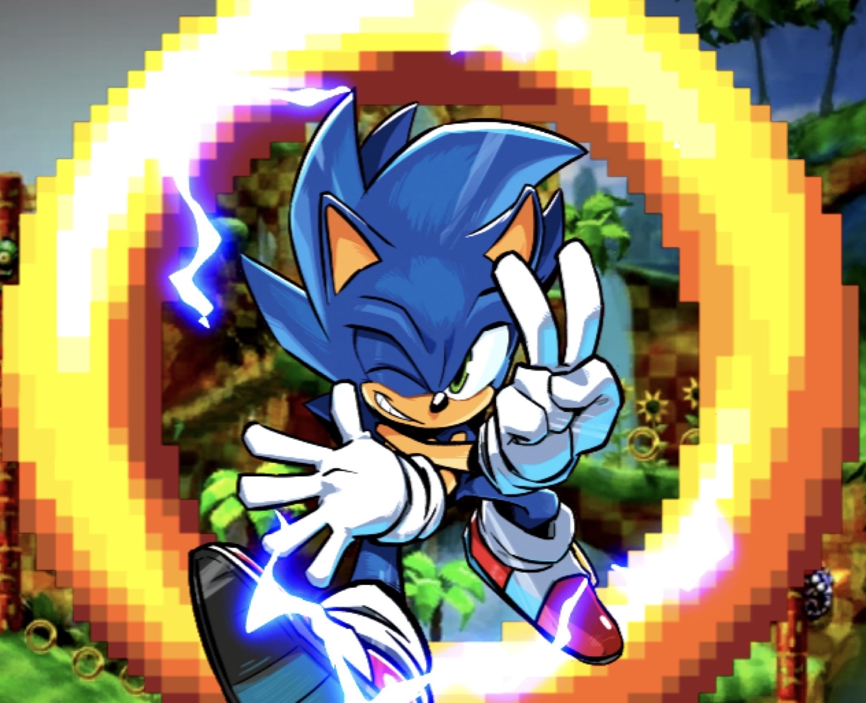 Sonic PFP by SuperSonicX7659 on DeviantArt