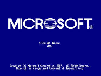 Windows Vista 1.0 boot logo