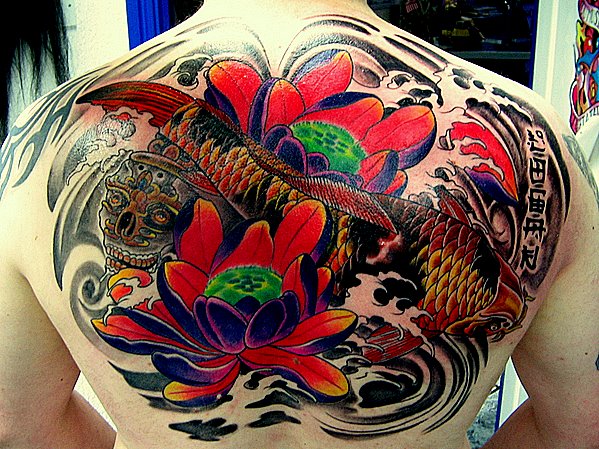 koi back piece.