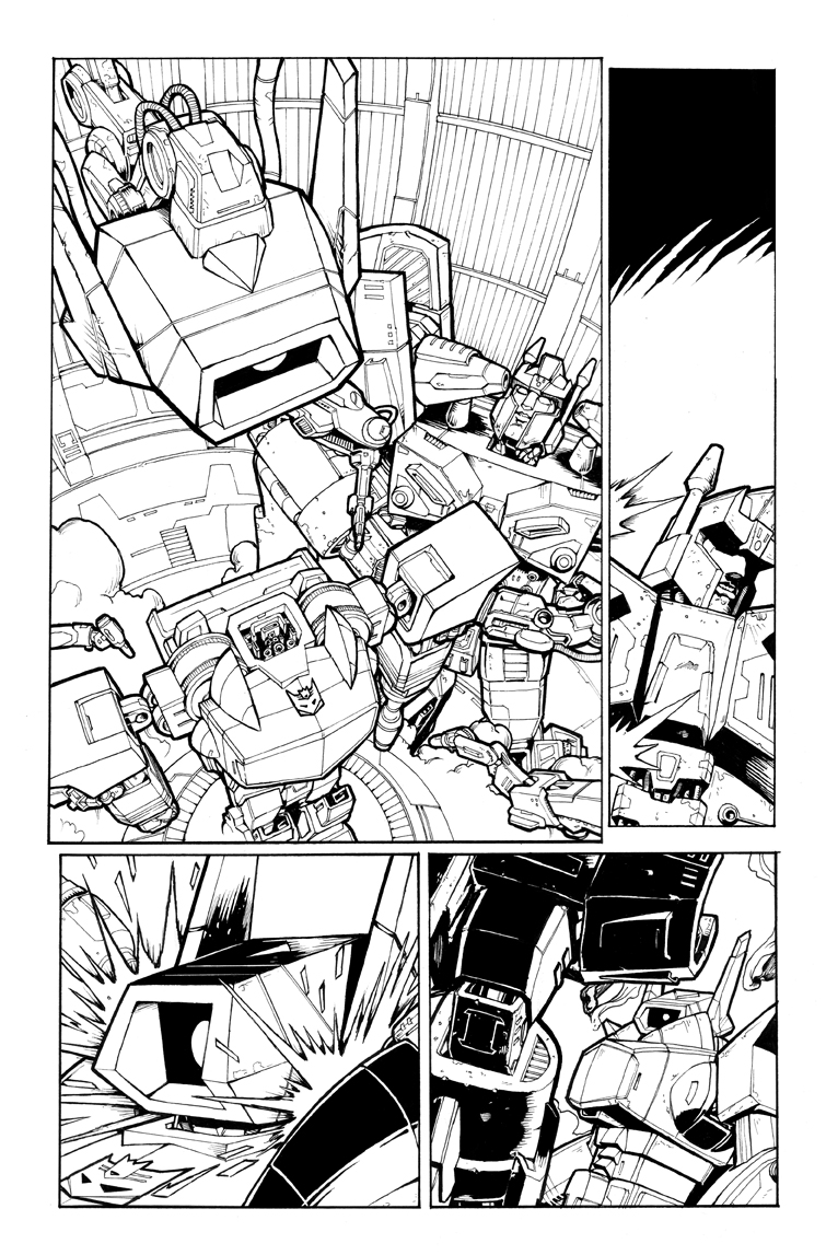 Transformer Deviantart Inks Transformers: LsotW Inks Pg 1 by glovestudios on DeviantArt