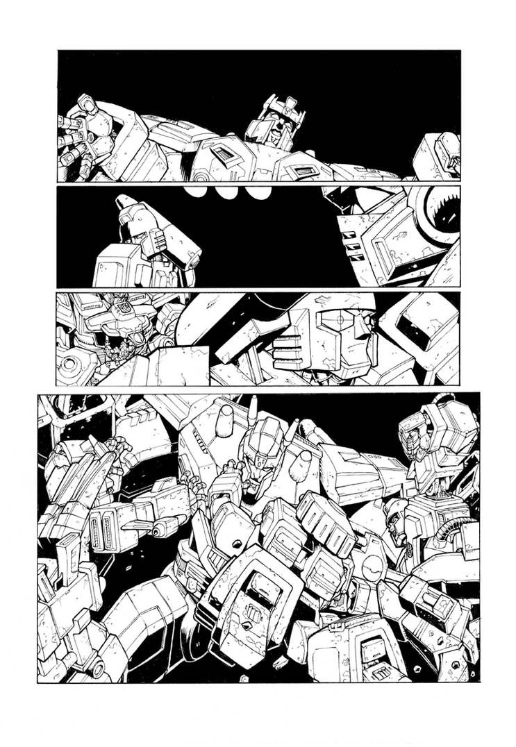 Transformer Deviantart Inks Transformers: LsotW Inks Pg 8 by glovestudios on DeviantArt