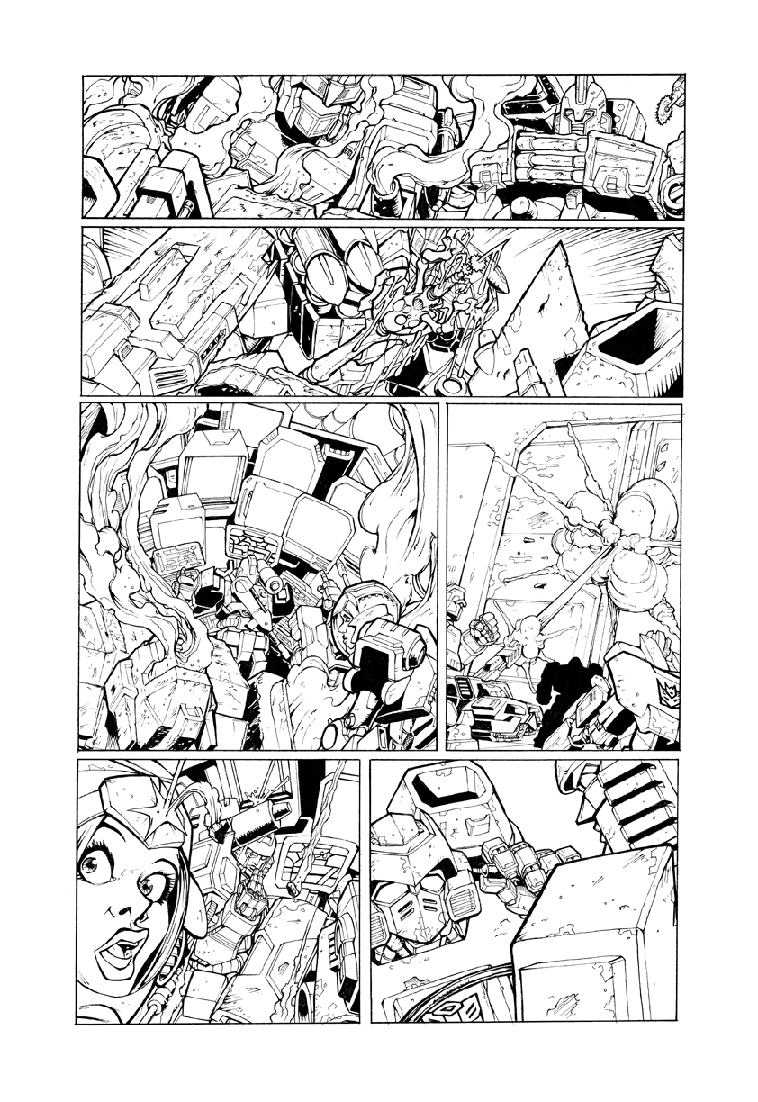 Transformer Deviantart Inks Transformers LsotW4 Pg17 inks by glovestudios on DeviantArt