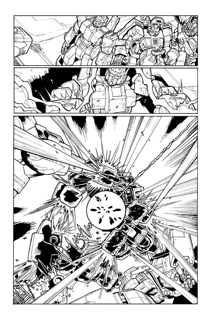 Transformer Deviantart Inks Transformers LsotW4 Pg16 inks by glovestudios on DeviantArt