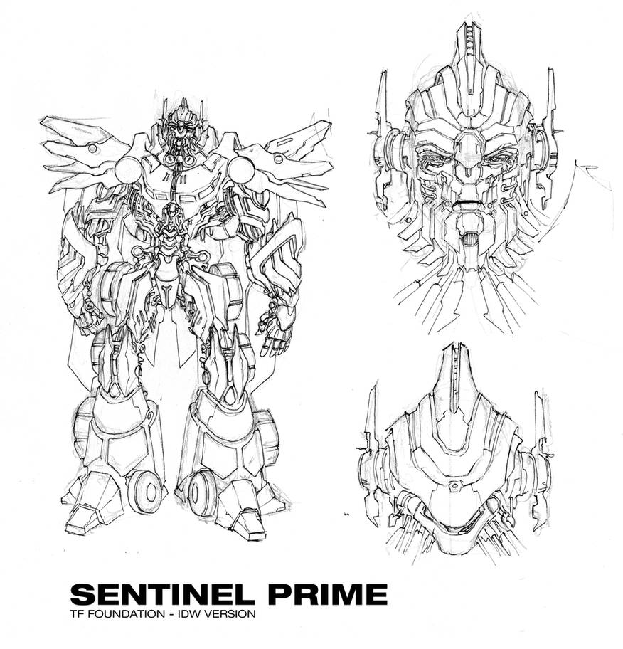 Sentinel Prime Design by glovestudios on DeviantArt