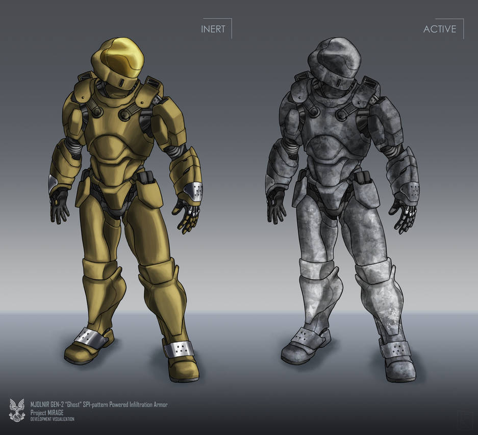 MIRAGE Powered Infiltration Armor by The-Chronothaur on DeviantArt