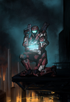 Commission: ONI Agent 'Pentagon' by The-Chronothaur