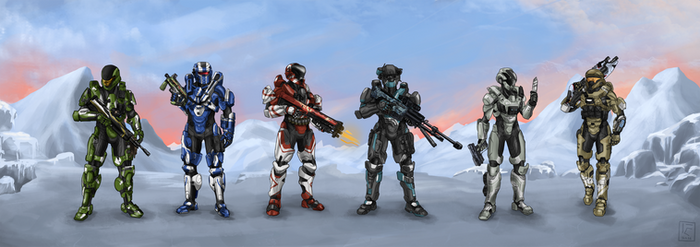 Commission: Fireteam Talon