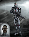 Ancient Human Soldier (Commission) by The-Chronothaur