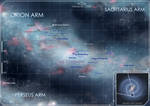 Orion Arm Star Map (Halo)