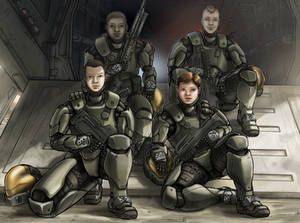 Dagger Team (Commission) by The-Chronothaur Dagger Team (Commission) by The-Chronothaur