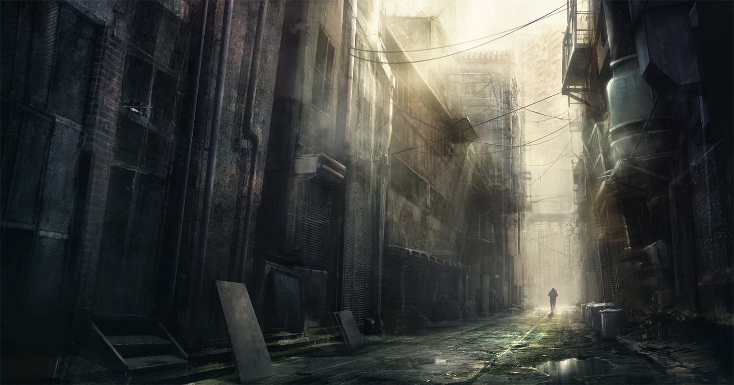 In The Alley By Korbox On Deviantart