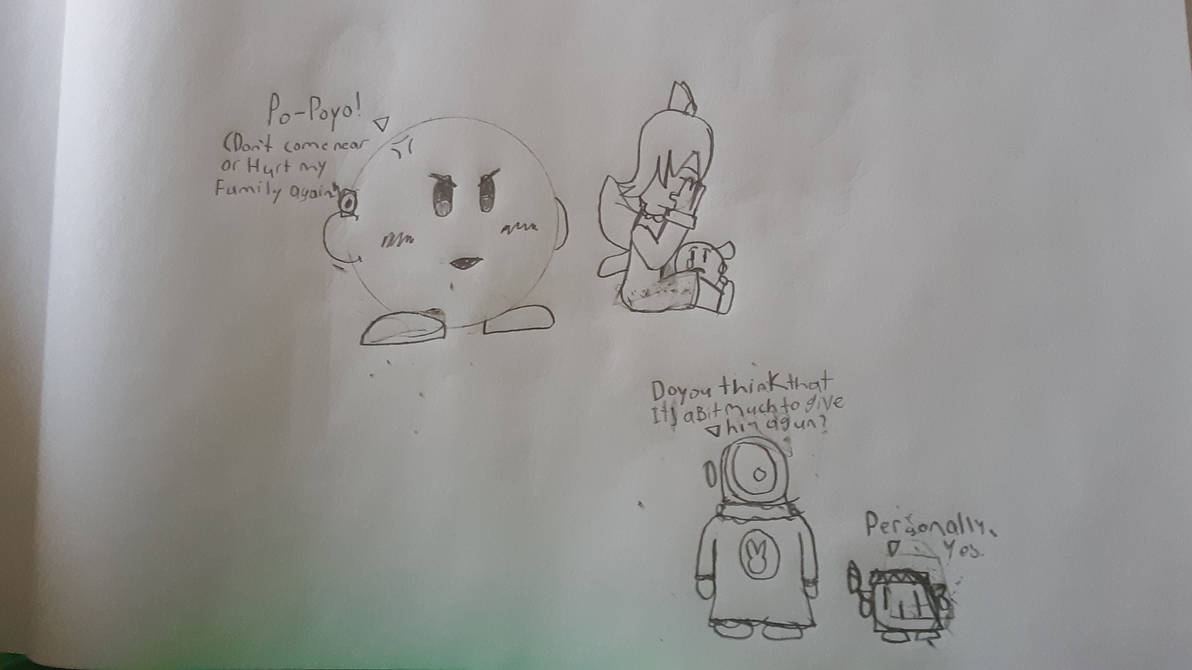 Kirby protecting his family in a new way. by CaptainReboliousMang on ...