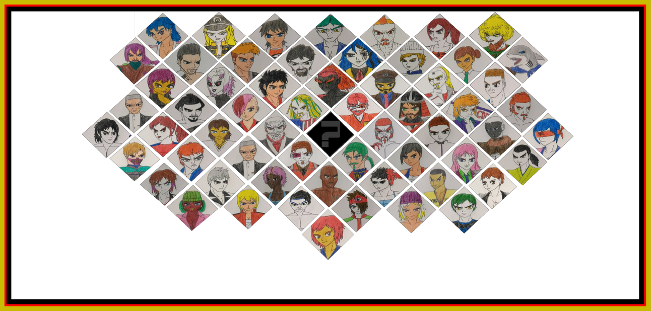 New Roster Cartoon Complete Roster(Fixed) by KenpoVulpixArts on DeviantArt