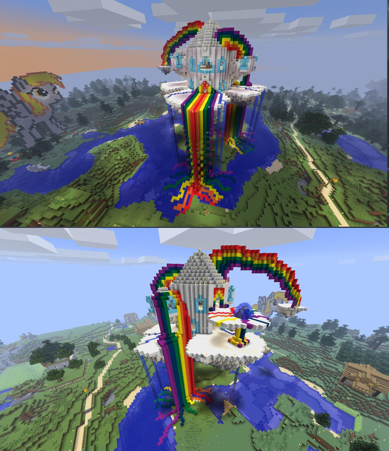Minecraft Rainbow Dash House By Stardragon102 On Deviantart Minecraft Rainbow Dash House By Stardragon102 On Deviantart